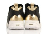 Кроссовки Reebok Insta Pump Fury PM Black/Gold - Фото 3