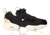 Кроссовки Reebok Insta Pump Fury PM Black/Gold - Фото 2