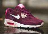 Кроссовки Nike Air Max 90 Essential Burgundy/White/Pink - Фото 1