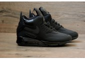 Кроссовки Nike Air Max 90 SneakerBoot Winter Triple Black - Фото 3
