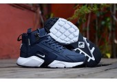 Кроссовки Nike Huarache X Acronym City MID Leather Navy/White - Фото 4