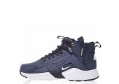 Кроссовки Nike Huarache X Acronym City MID Leather Navy/White - Фото 1