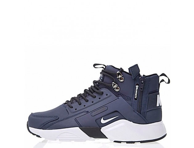 Кроссовки Nike Huarache X Acronym City MID Leather Navy/White
