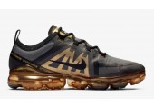 Кроссовки Nike Air VaporMax 2019  Black/Metallic Gold/Black - Фото 5