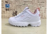 Кроссовки Fila Disruptor II White/Pink - Фото 2