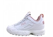 Кроссовки Fila Disruptor II White/Pink - Фото 1