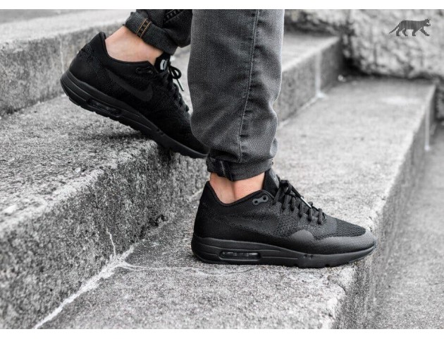 Кроссовки Nike Air Max 87 Ultra Flyknit Triple Black