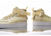 Кроссовки Nike SF Air Force 1 Utility Mid Cream - Фото 5