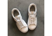Кроссовки Nike Blazer Low Leather White/Silver - Фото 2