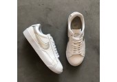 Кроссовки Nike Blazer Low Leather White/Silver - Фото 4