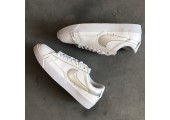 Кроссовки Nike Blazer Low Leather White/Silver - Фото 3