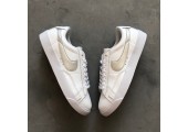 Кроссовки Nike Blazer Low Leather White/Silver - Фото 1