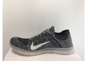 Кроссовки Nike Free Run Flyknit Grey Wind - Фото 3