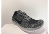 Кроссовки Nike Free Run Flyknit Grey Wind - Фото 2