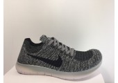 Кроссовки Nike Free Run Flyknit Grey Wind - Фото 1
