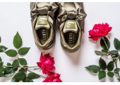 Кроссовки Puma х Rihanna Fenty Bow Sneaker Olive Branch - Фото 7