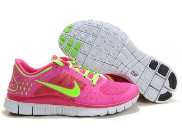 Кроссовки Nike Free Run Plus 3 Rose/Lemon