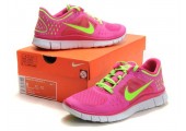 Кроссовки Nike Free Run Plus 3 Rose/Lemon - Фото 4