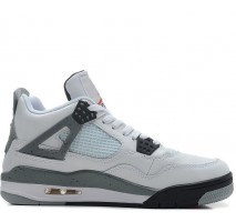 Баскетбольные кроссовки Nike Air Jordan Retro 4 White/Black