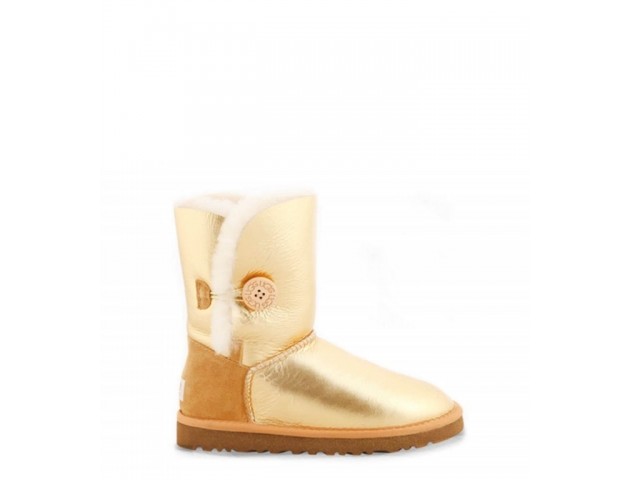 UGG Bailey Button Metallic Gold