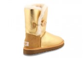 UGG Bailey Button Metallic Gold - Фото 3