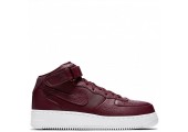 Кроссовки Nike Air Force 1 High PRM Maroon - Фото 1
