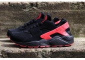 Кроссовки Nike Air Huarache Black/Red - Фото 4