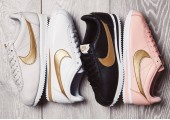 Кроссовки Nike Cortez Glitter Pack Rose/Gold - Фото 3