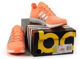 Кроссовки Adidas Gazelle Boost W Orange/Silver/White - Фото 2