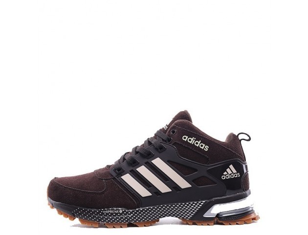 Кроссовки Adidas Neo Winter Chocolate С МЕХОМ
