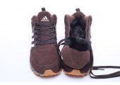 Кроссовки Adidas Neo Winter Chocolate С МЕХОМ - Фото 7