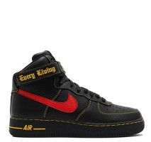 Кроссовки Nike Air Force 1 High Black/Red/Yellow 