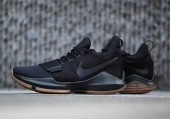 Кроссовки Nike PG 1 Black/Gum - Фото 2