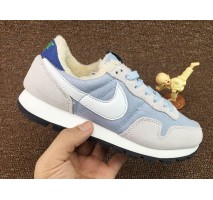 Кроссовки Nike Internationalist Light Blue/White С МЕХОМ