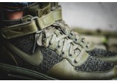 Кроссовки Nike Lunar Force 1 Flyknit Workboot Medium Olive - Фото 4