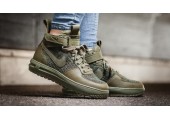 Кроссовки Nike Lunar Force 1 Flyknit Workboot Medium Olive - Фото 3