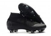 Футбольные бутсы Nike Mercurial Superfly VI Elite SG AC Black - Фото 9