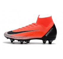 Футбольные бутсы Nike Mercurial Superfly VI Elite CR7 SG Mango/Black