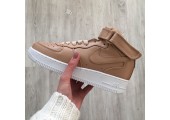 Кроссовки NikeLab Air Force 1 Mid Vachetta Tan/White - Фото 2