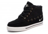 Кроссовки Nike High Top Fur Black С МЕХОМ - Фото 3