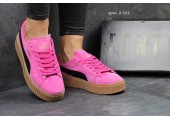 Кроссовки Puma Suede Creeper x Rihanna Crimson/Black - Фото 2