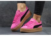 Кроссовки Puma Suede Creeper x Rihanna Crimson/Black - Фото 3