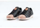 Кроссовки Adidas Superstar 80s Metal Toe Black - Фото 9