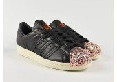 Кроссовки Adidas Superstar 80s Metal Toe Black - Фото 5