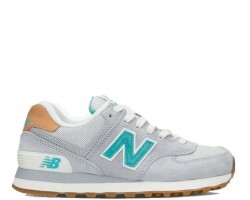 Кроссовки New Balance WL574BCB Grey/Turquoise Кроссовки New Balance WL574BCB Grey/Turquoise