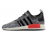 Кроссовки Adidas NMD Runner Grey/Black/Red - Фото 1