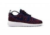 Кроссовки Nike Roshe Run Kjcrd Red/Blue - Фото 3