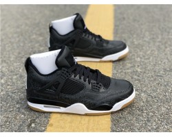 Баскетбольные кроссовки Air Jordan 4 Black/Grey Баскетбольные кроссовки Air Jordan 4 Black/Grey