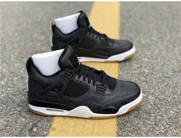 Баскетбольные кроссовки Air Jordan 4 Black/Grey