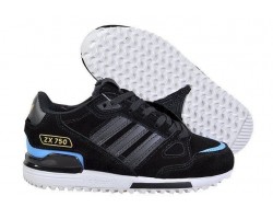 Зимние кроссовки Adidas ZX 750 Black/Blue С МЕХОМ Зимние кроссовки Adidas ZX 750 Black/Blue С МЕХОМ